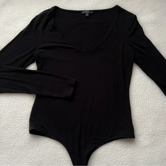 Dynamite Long Sleeve Scoop Neck Bodysuit - Picture 5 of 10